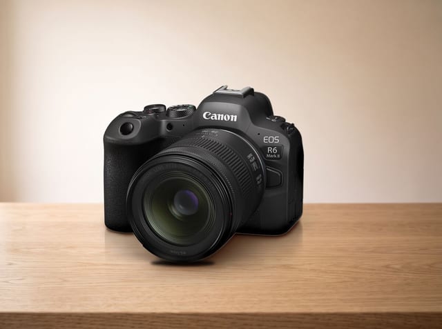 Canon EOS R6 Mark II with RF 28-70mm F2.8 on the FotoRent counter